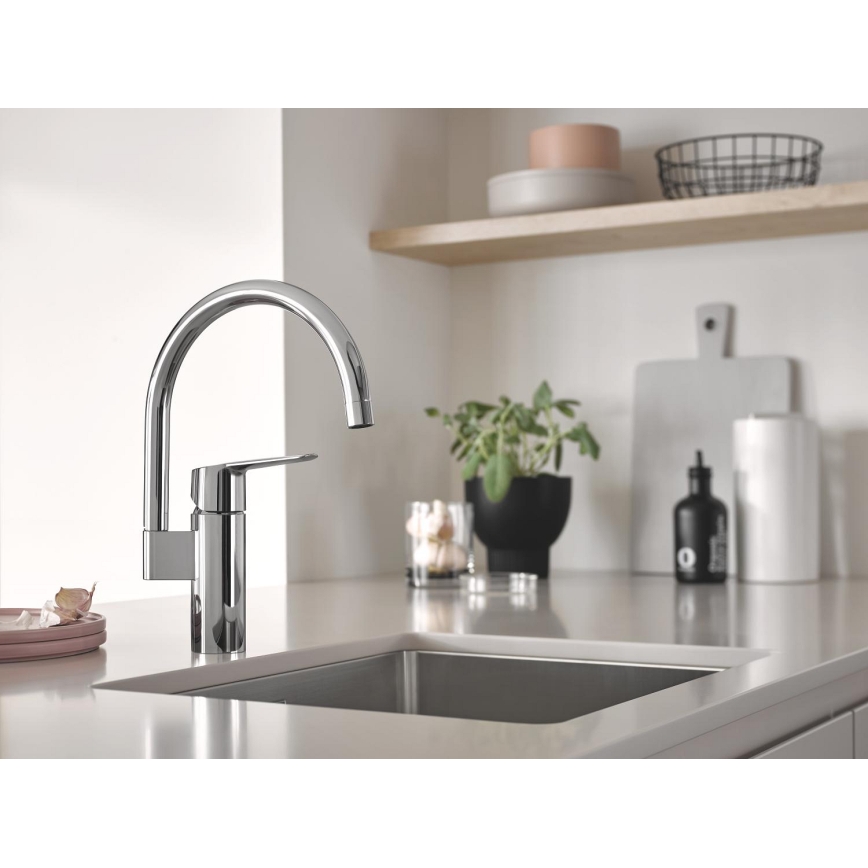 GROHE 30469000 - Köksblandare START med hög pip, blank krom