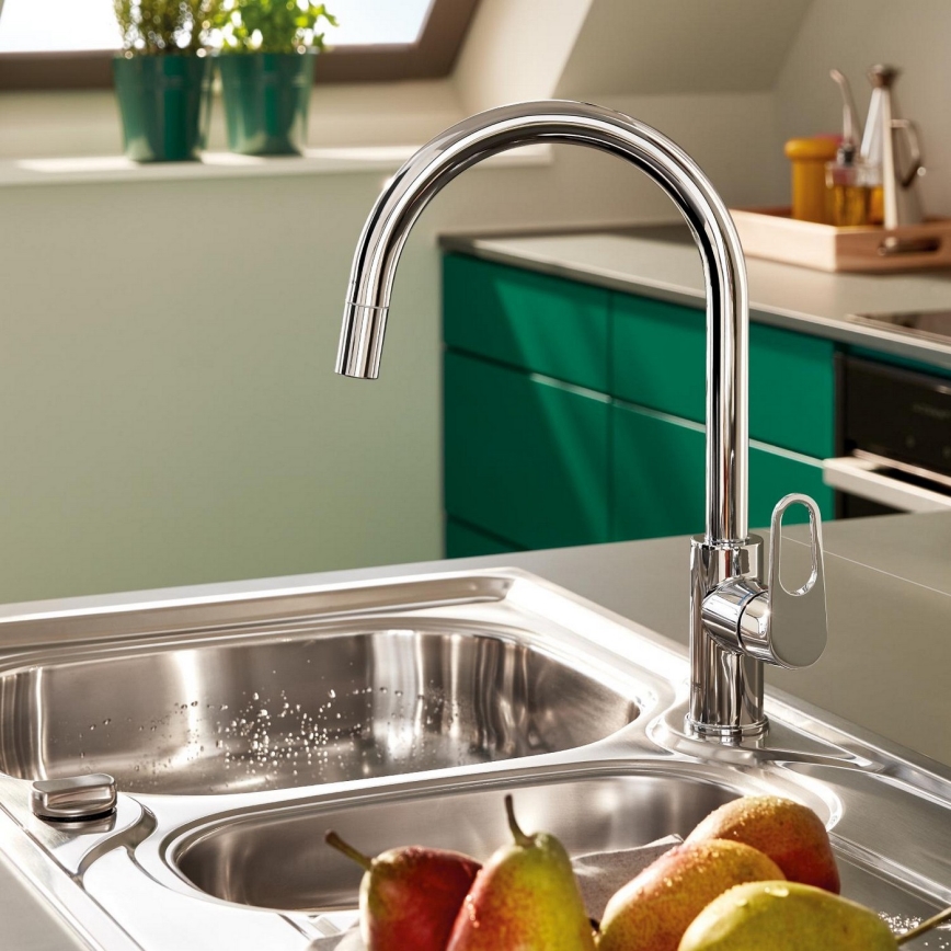 GROHE 30569000 - Köksblandare START FLOW 357 mm, polerad krom