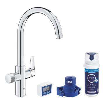 GROHE 30593000 - Köksblandare BLUE PURE med C-pip, polerad krom