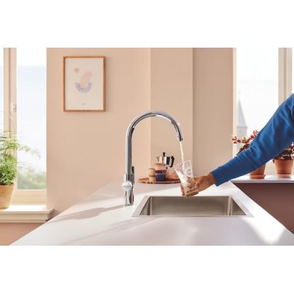 GROHE 30593000 - Köksblandare BLUE PURE med C-pip, polerad krom