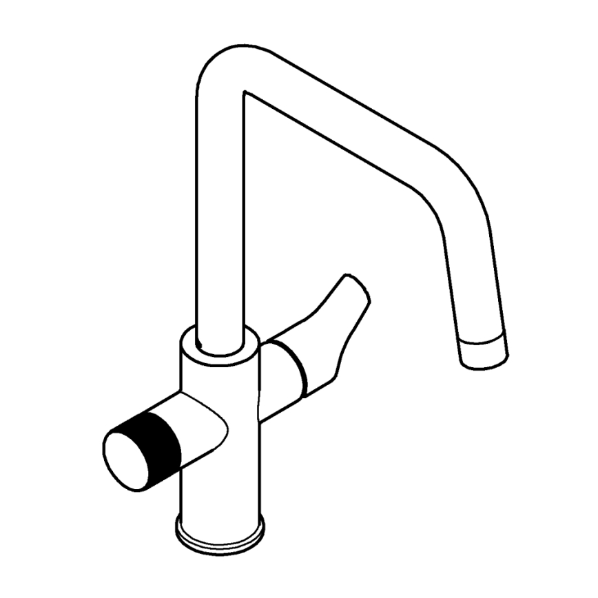 GROHE 30595000 - Köksblandare BLUE PURE Start 366 mm polerad krom