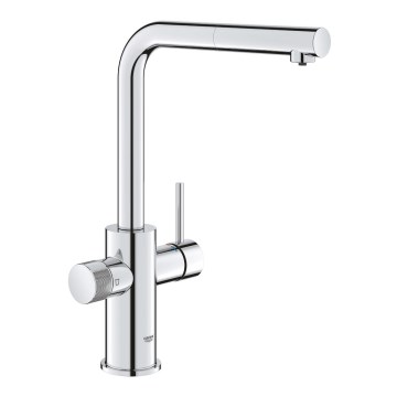 GROHE 30601000 - Diskblandare BLUE PURE A med utdragbar pip, i blank krom
