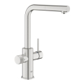GROHE 30601DC0 - Köksblandare BLUE PURE med utdragbar pip i rostfritt stål