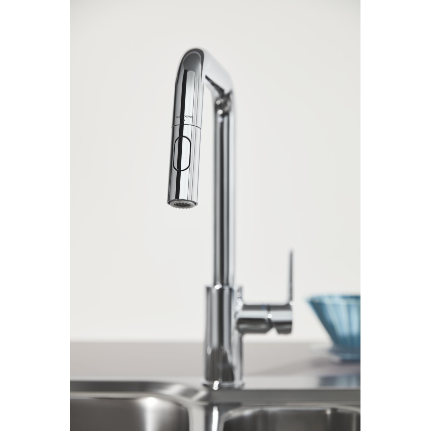 GROHE 30631000 - Köksblandare QUICKFIX START 362 mm blank krom