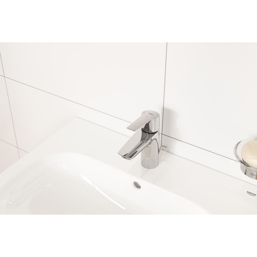 GROHE 31137002 - Tvättställsblandare QUICKFIX START storlek S polerad krom