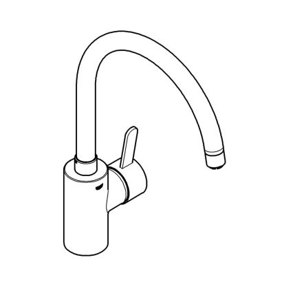 GROHE 31180000 - Köksblandare EUROSMART COSMOPOLITAN polerad krom
