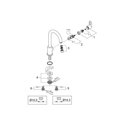 GROHE 31222000 - Köksblandare BAULOOP polerad krom