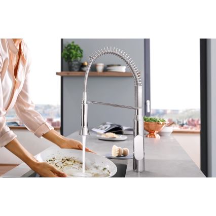 GROHE 31379000 - Köksblandare K7 G12” i blank krom