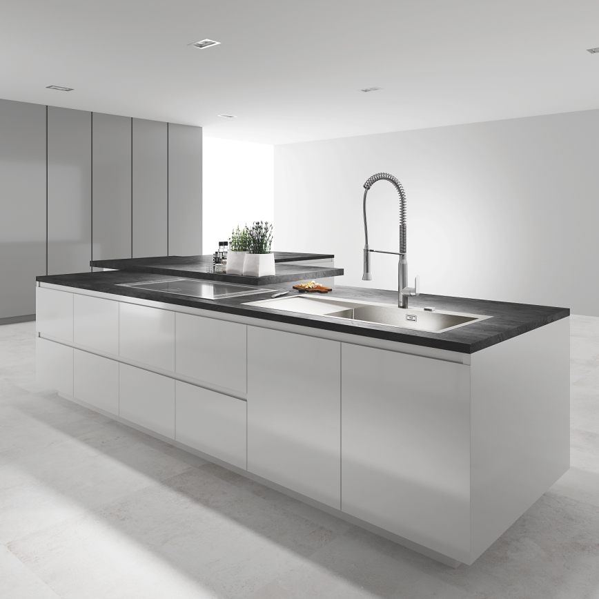 GROHE 31379000 - Köksblandare K7 G12” i blank krom