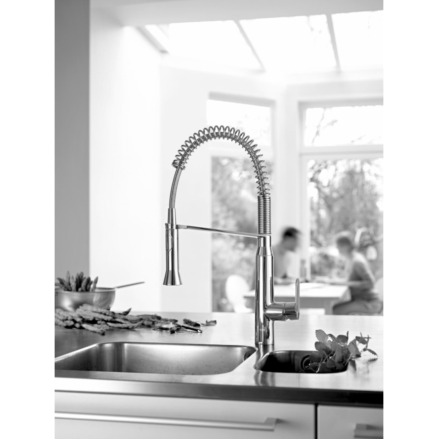 GROHE 31379000 - Köksblandare K7 G12” i blank krom