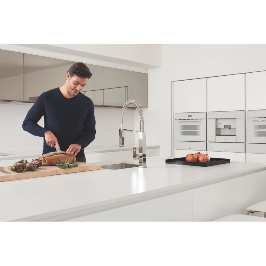 GROHE 31395000 - Diskbänksblandare EUROCUBE 547 mm, polerad krom