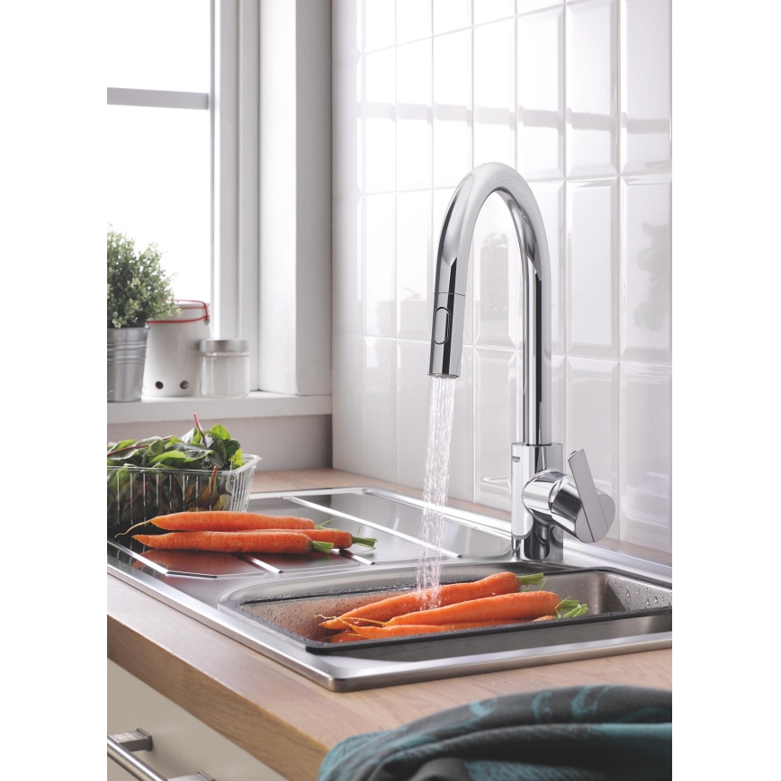 GROHE 31486001 - Köksblandare FEEL, blank krom