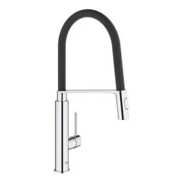 GROHE 31491000 - Köksblandare CONCETTO med professionell utdragbar handdusch, blank krom