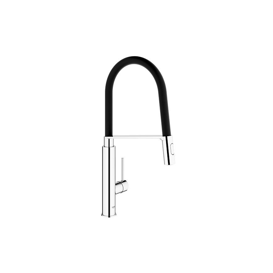 GROHE 31491000 - Köksblandare CONCETTO med professionell utdragbar handdusch, blank krom
