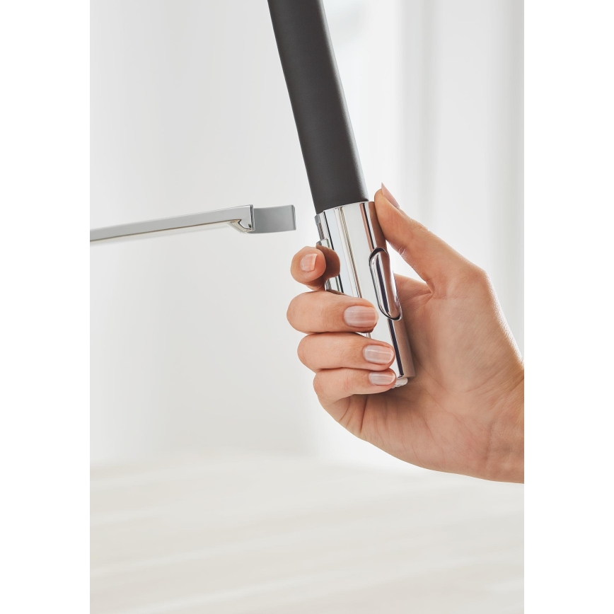 GROHE 31491000 - Köksblandare CONCETTO med professionell utdragbar handdusch, blank krom