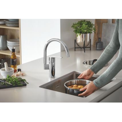 GROHE 31574SD1 - Köksdiskho K700U 550 x 450 mm rostfritt stål