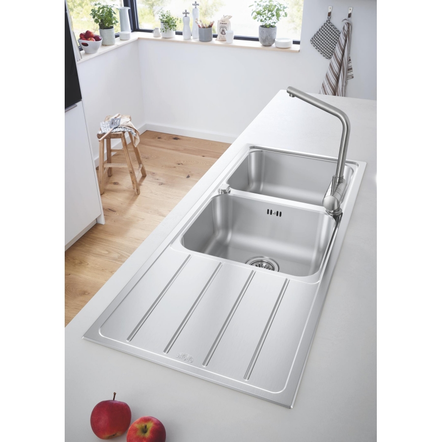 GROHE 31588SD1 - Diskho K500 1160 × 500 mm i rostfritt stål