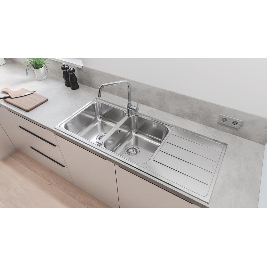 GROHE 31588SD1 - Diskho K500 1160 × 500 mm i rostfritt stål