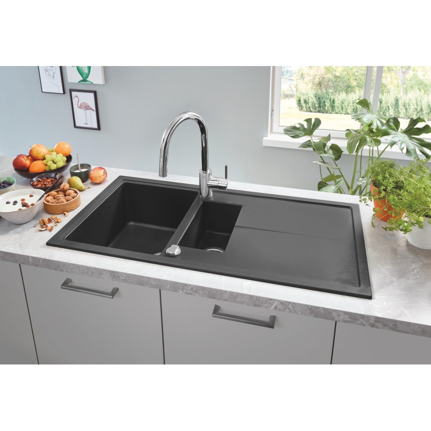 GROHE 31642AP0 - Kompositdiskho K400 1000 × 500 mm svart