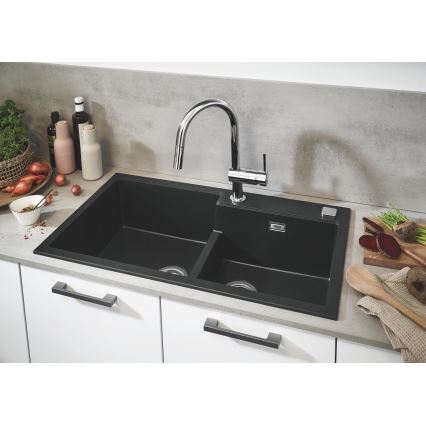 GROHE 31649AP0 - Kompositdiskho K500 860 × 500 mm svart