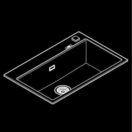 GROHE 31652AP0 - Kompositdiskho K700 780 × 510 mm svart