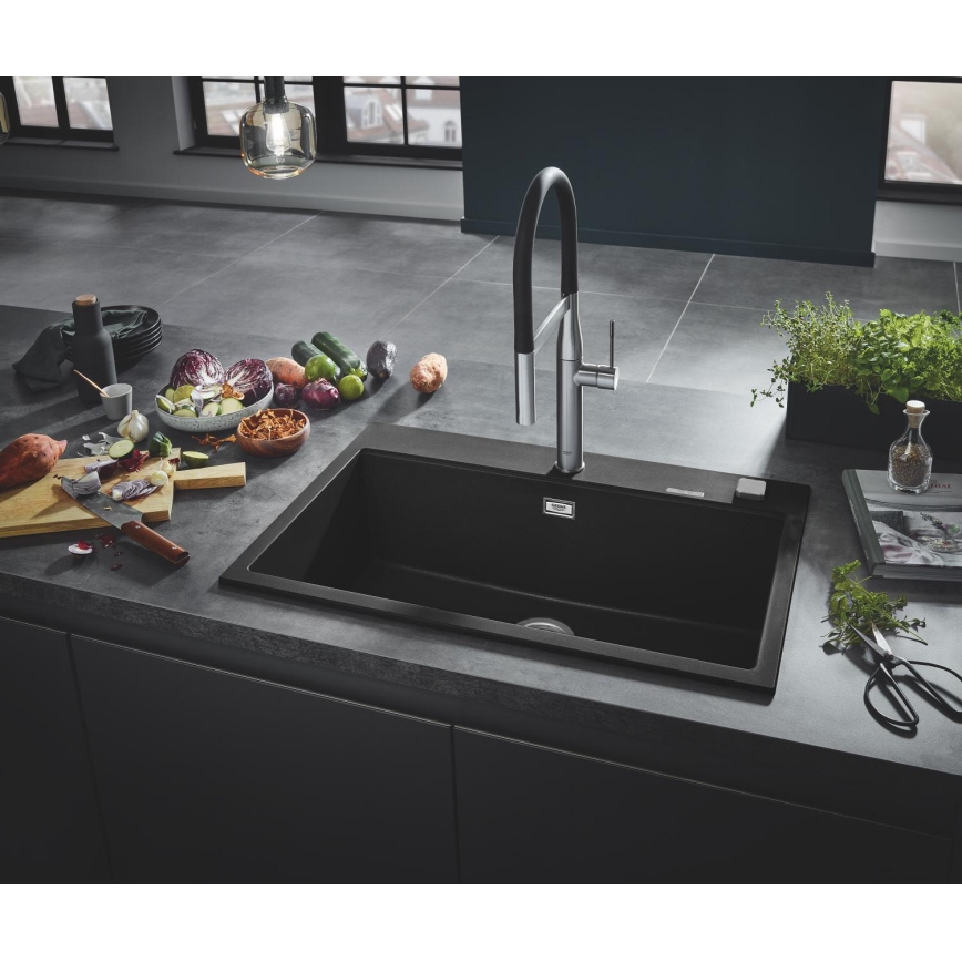 GROHE 31652AP0 - Kompositdiskho K700 780 × 510 mm svart