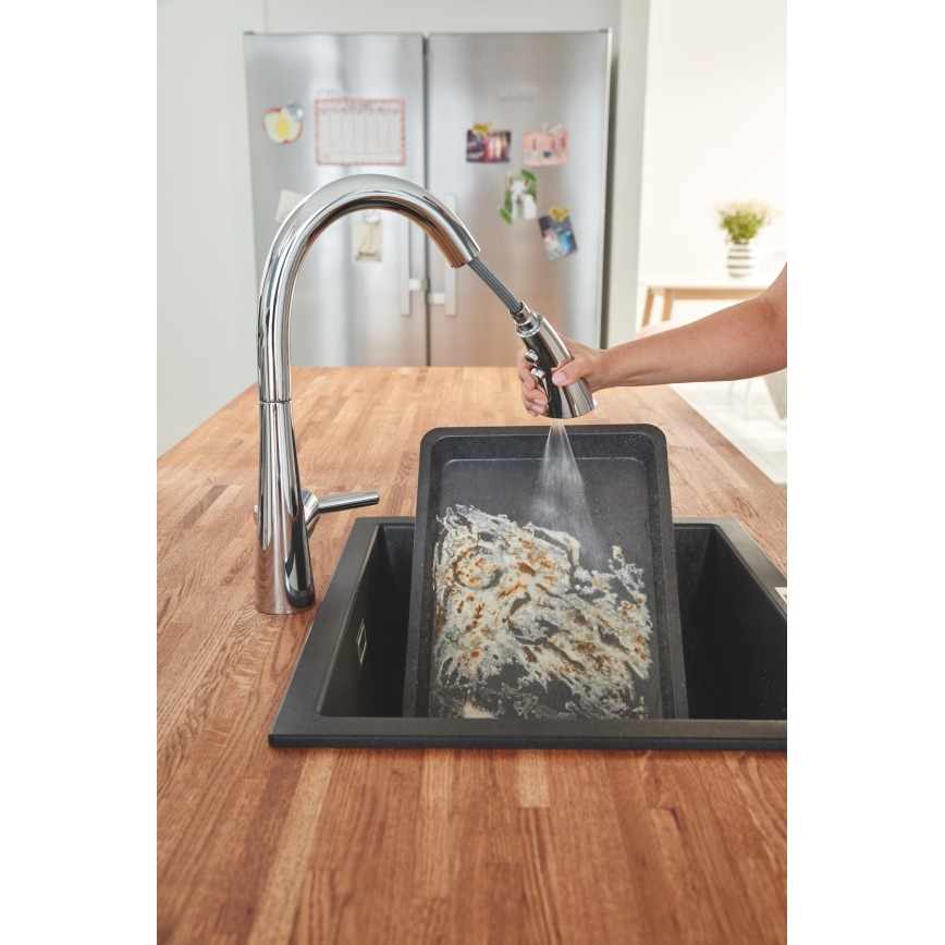 GROHE 31654AP0 - Kompositdiskho K700U 533 × 457 mm svart