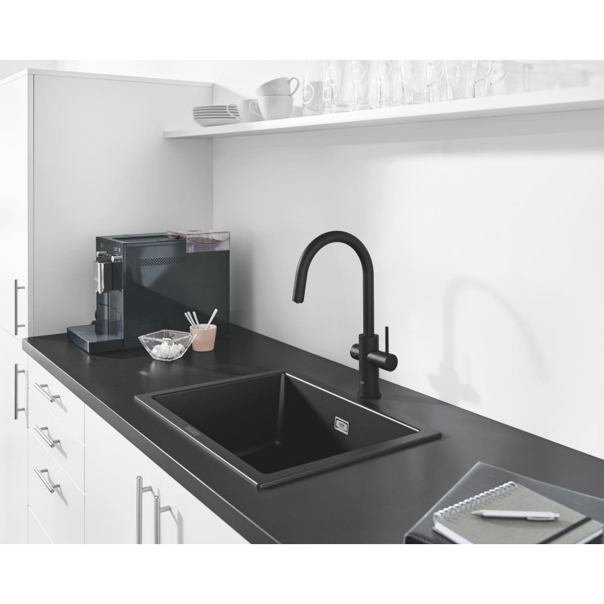 GROHE 31655AP0 - Kompositdiskho K700U 610 × 460 mm svart