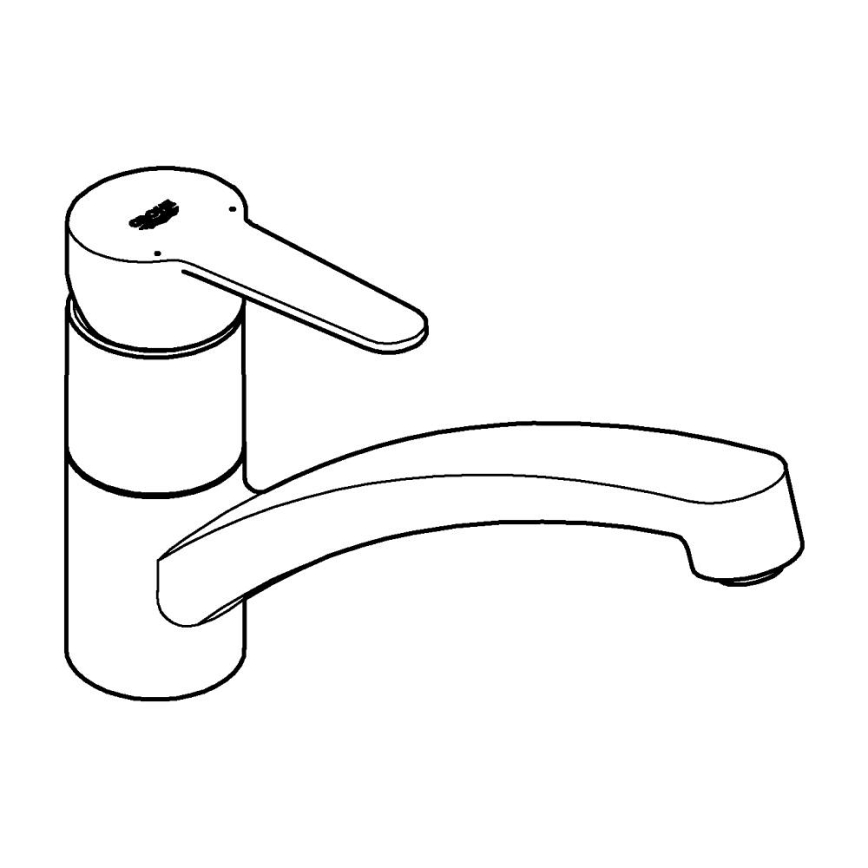 GROHE 31685000 - STARTECO köksblandare i blank krom
