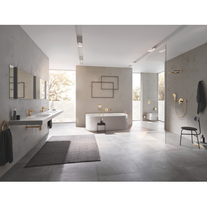 GROHE 32109GL1 - LINEARE tvättställsblandare i guld