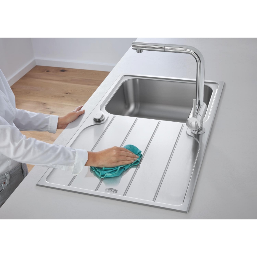 GROHE 32168000 - Köksblandare A i blank krom