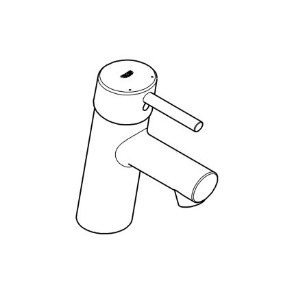 GROHE 3224010E - Tvättställsblandare CONCETTO DN 15, polerad krom