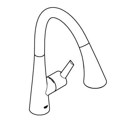 GROHE 32294DC2 - ZEDRA köksblandare i rostfritt stål
