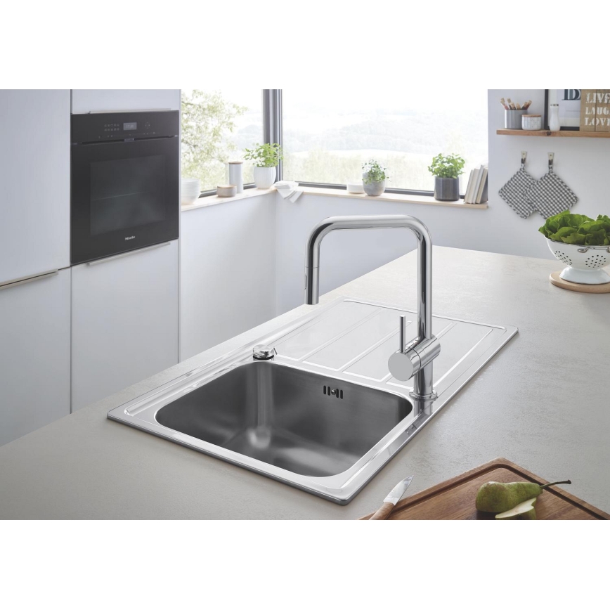 GROHE 32322002 - Köksblandare A, blank krom