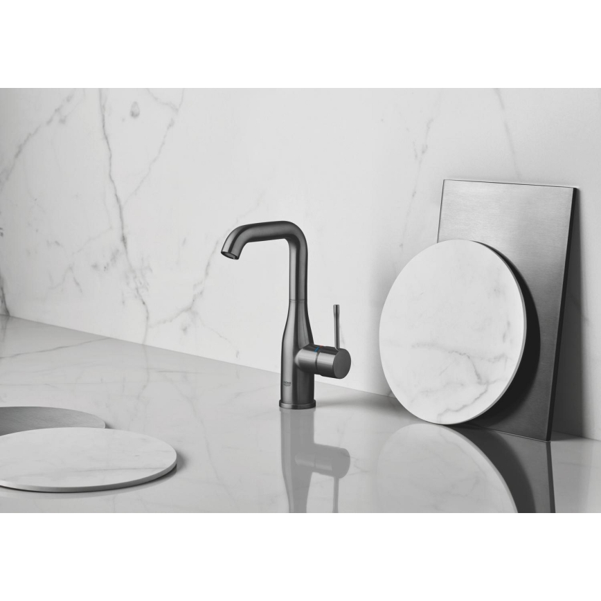GROHE 32628AL1 - Tvättställsblandare ESSENCE, storlek L, antracit