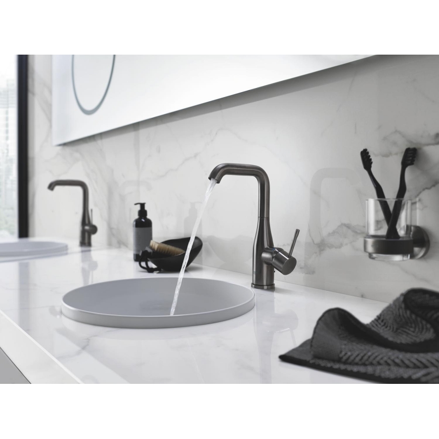 GROHE 32628AL1 - Tvättställsblandare ESSENCE, storlek L, antracit