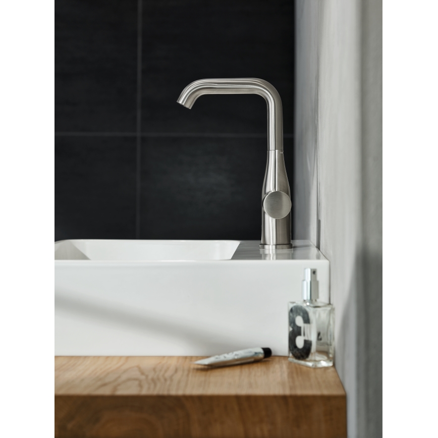 GROHE 32628DC1 - Tvättställsblandare ESSENCE, storlek L, i rostfritt stål