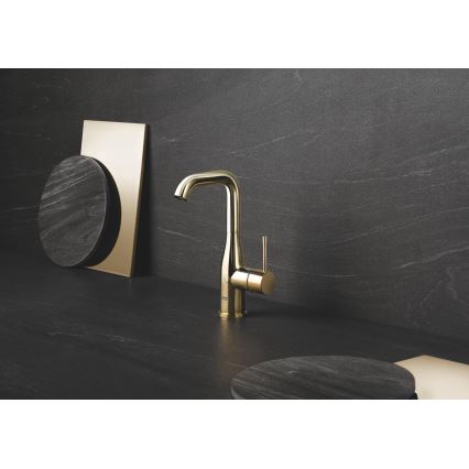 GROHE 32628GL1 - Tvättställsblandare ESSENCE, storlek L, guld