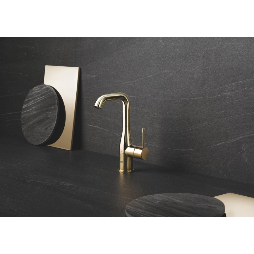 GROHE 32628GL1 - Tvättställsblandare ESSENCE, storlek L, guld