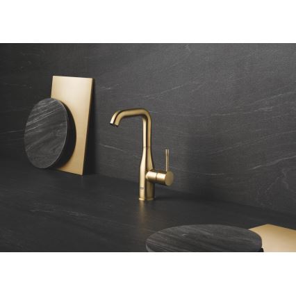 GROHE 32628GN1 - ESSENCE tvättställsblandare, storlek L, guld