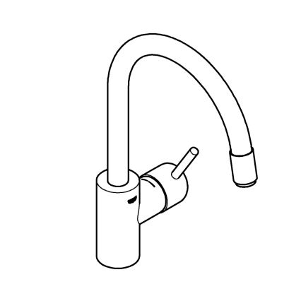 GROHE 32663003 - Köksblandare CONCETTO 360 mm, blank krom