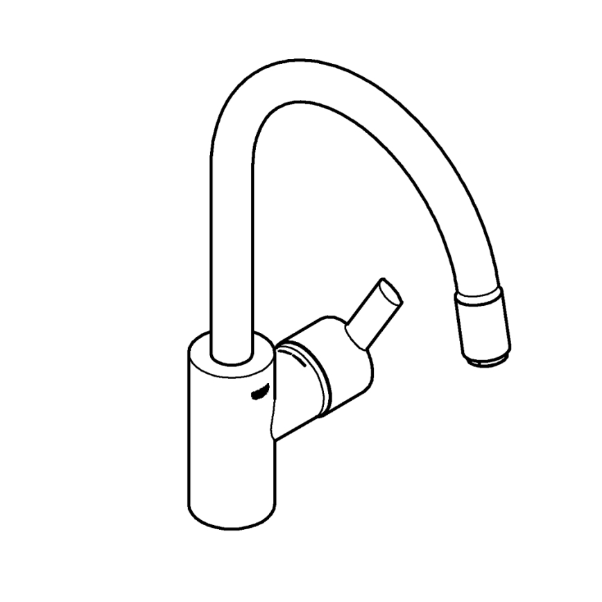 GROHE 32671002 - Köksblandare FEEL, polerad krom