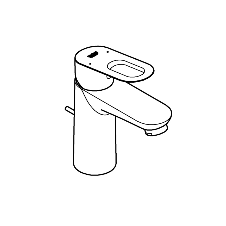 GROHE 32814000 - Tvättställsblandare BAULOOP polerad krom