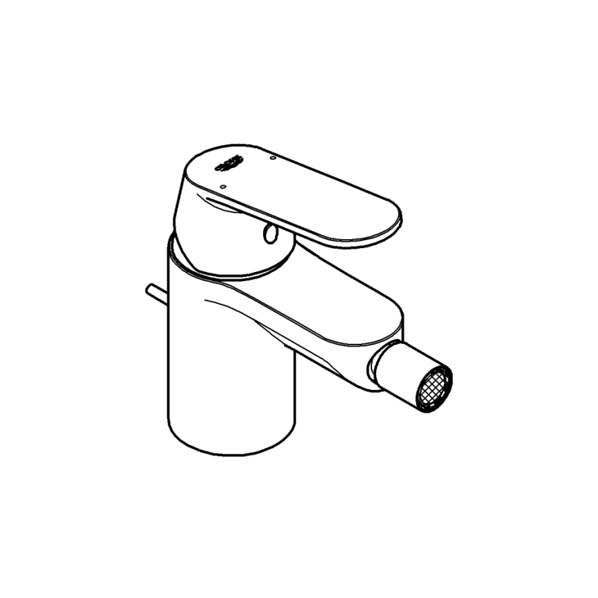 GROHE 32839000 - Bidéblandare EUROSMART COSMOPOLITAN, storlek S, blank krom