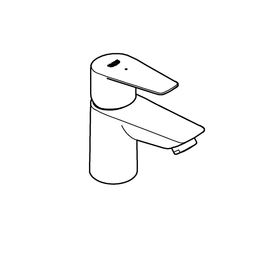 GROHE 32861001 - Tvättställsblandare BAUEDGE 131 mm polerad krom