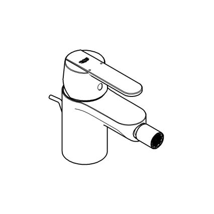 GROHE 32885000 - Bidéblandare GET DN 15, polerad krom