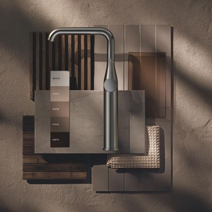 GROHE 32901AL1 - Tvättställsblandare ESSENCE, storlek XL, grafit