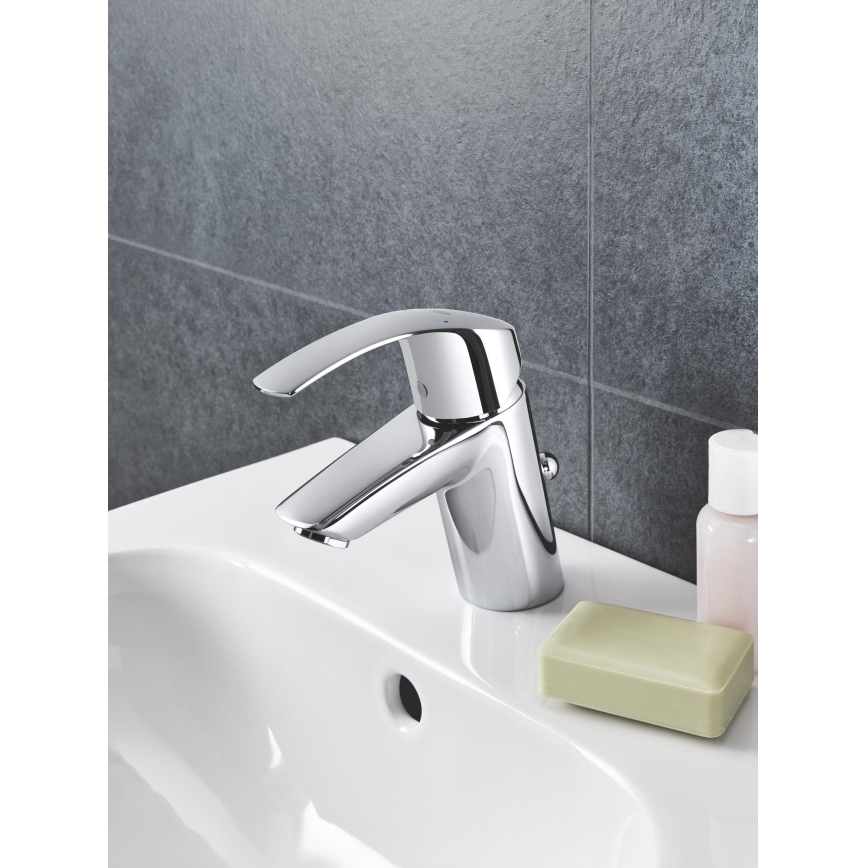 GROHE 33265002 - Tvättställsblandare EUROSMART DN 15 storlek S blank krom