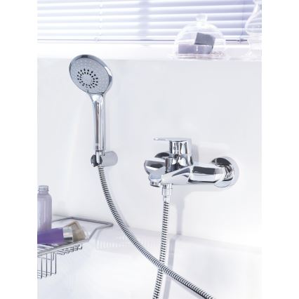 GROHE 33395002 - Badkarsset med EURODISC COSMOPOLITAN-blandare i blank krom