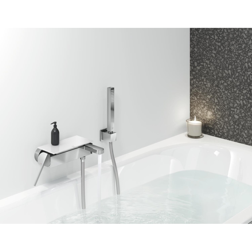 GROHE 33547003 - Badkarsset med PLUS-blandare i blank krom